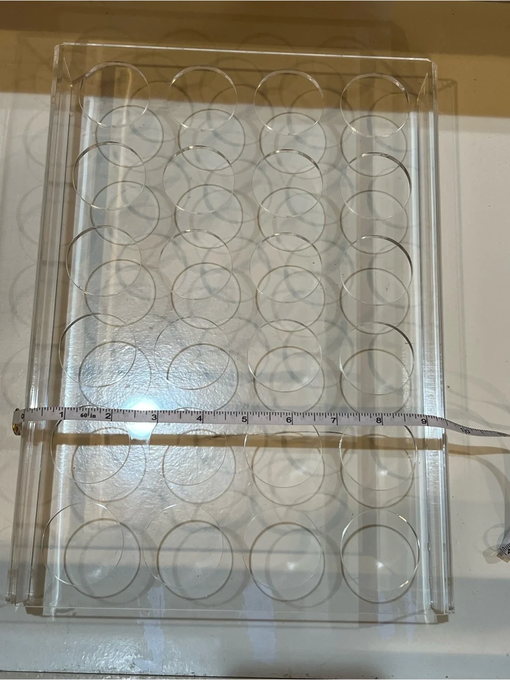 24-Slot Flat Acrylic Coffee Pod Holder (pods not included)